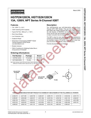 HGTP2N120CN datasheet  